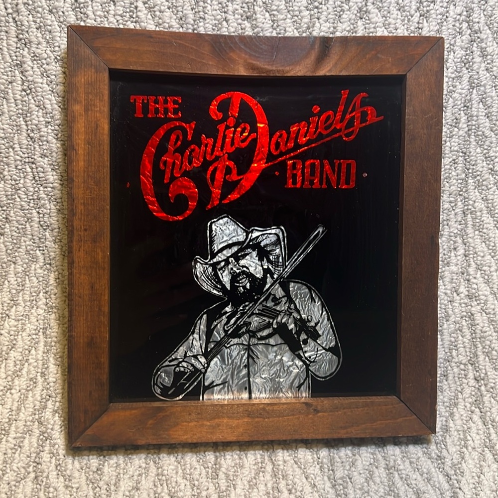 Vintage Bar and Carnival Sign - The Charlie Daniel’s Band- Foil